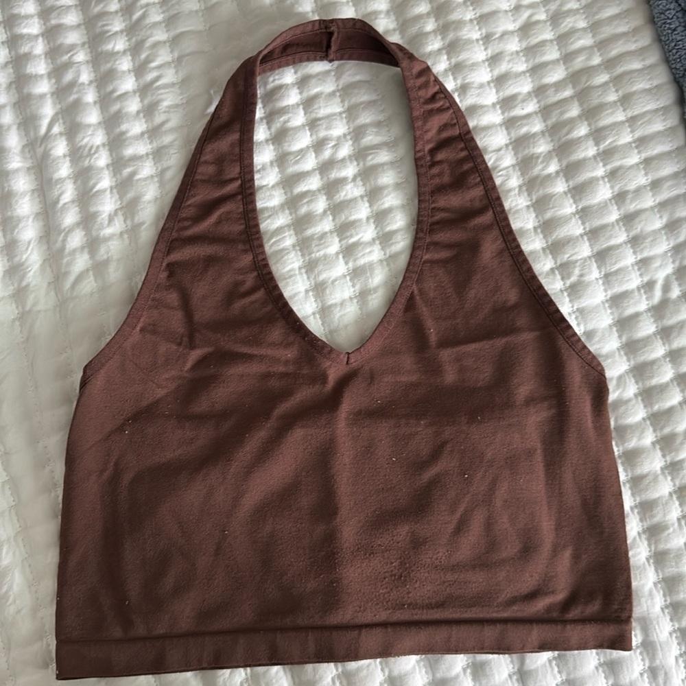 PacSun seamless racerback crop top